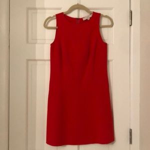 Coral/ Red shift dress